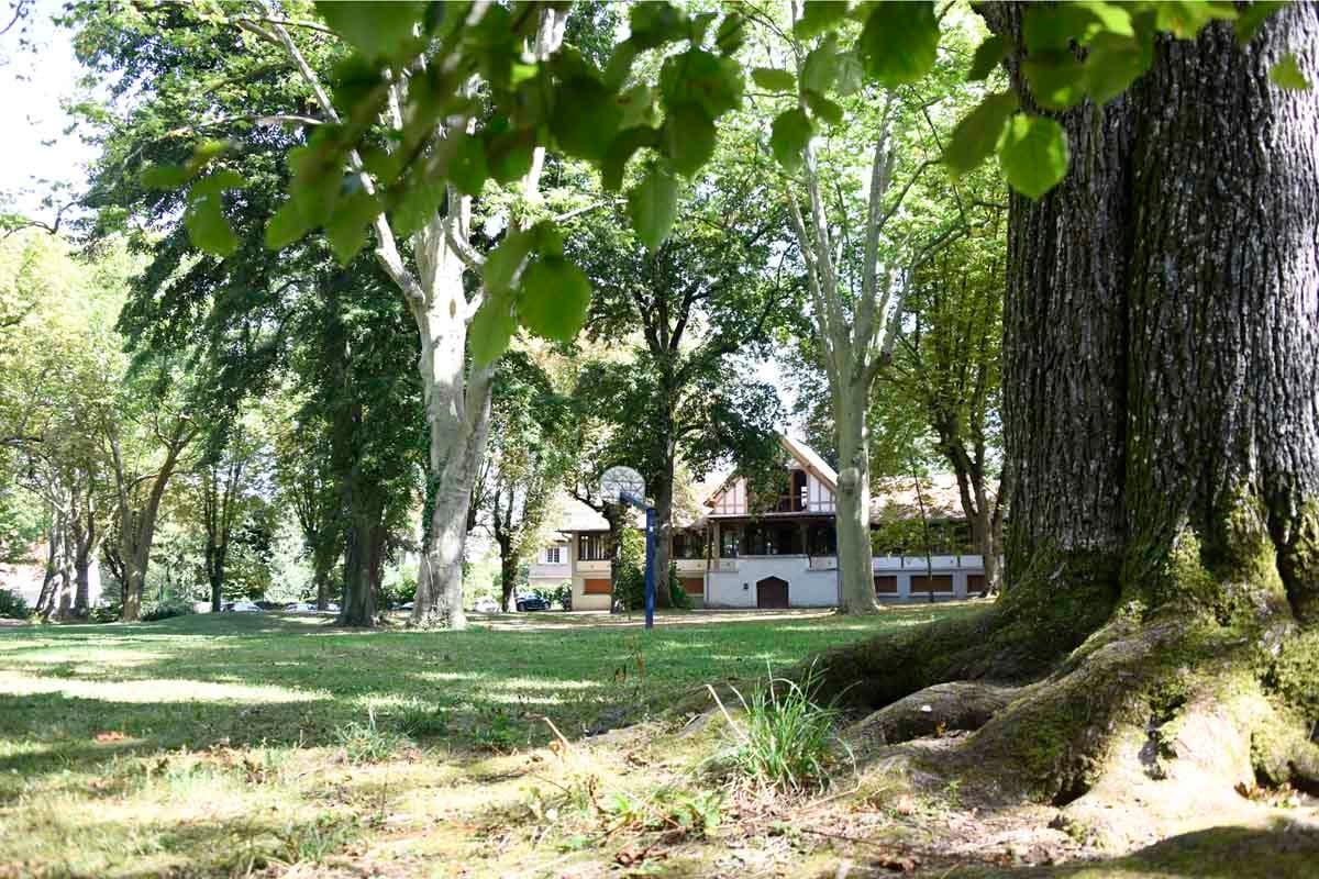 Le Jardin Miquey, c'est aussi un parc arboré de 83 ares, situé rue du Chant des Oiseaux au Rebberg.
