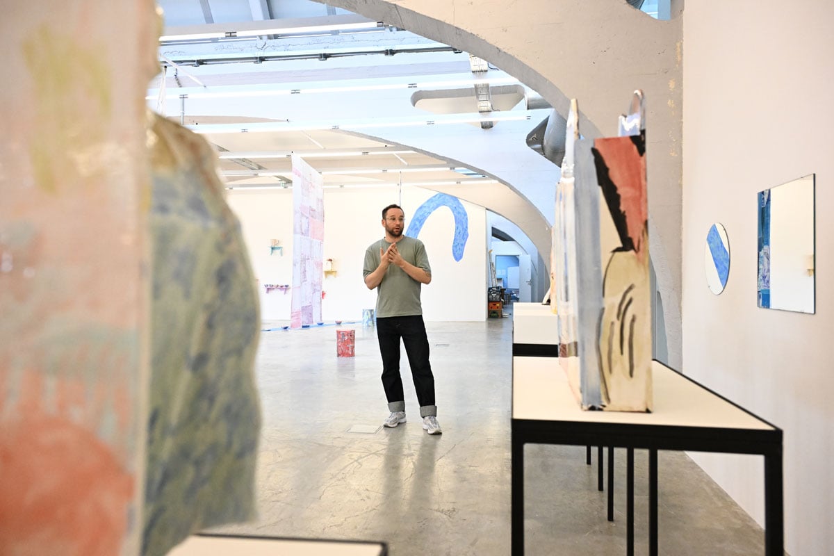 L'artiste strasbourgeois François Bauer.
