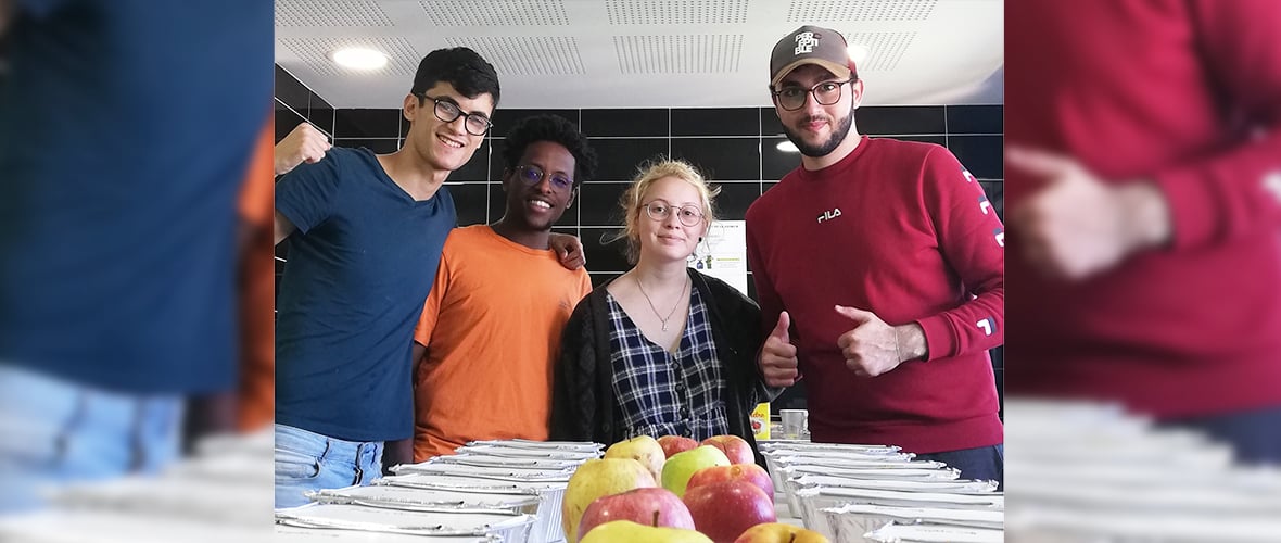 COVID-19 : des étudiants solidaires avec les sans-abris
