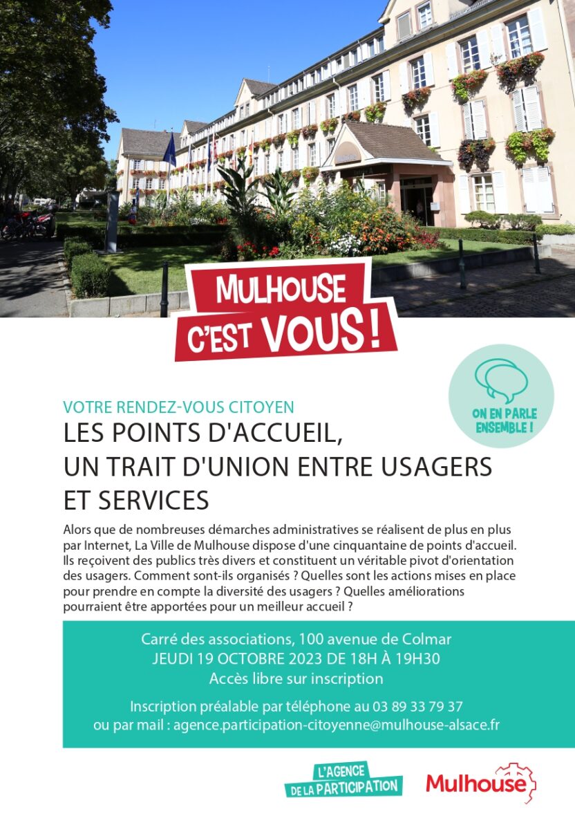 RDV citoyen "Les points d'accueil, un trait d'union entre usagers et services"