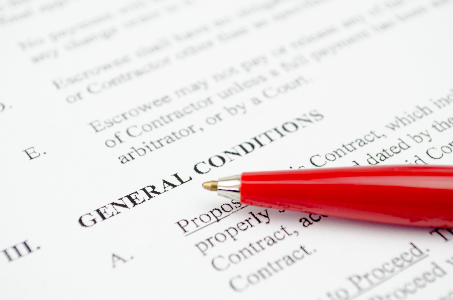 Conditions générales de vente : Protéger le vendeur et le consommateur