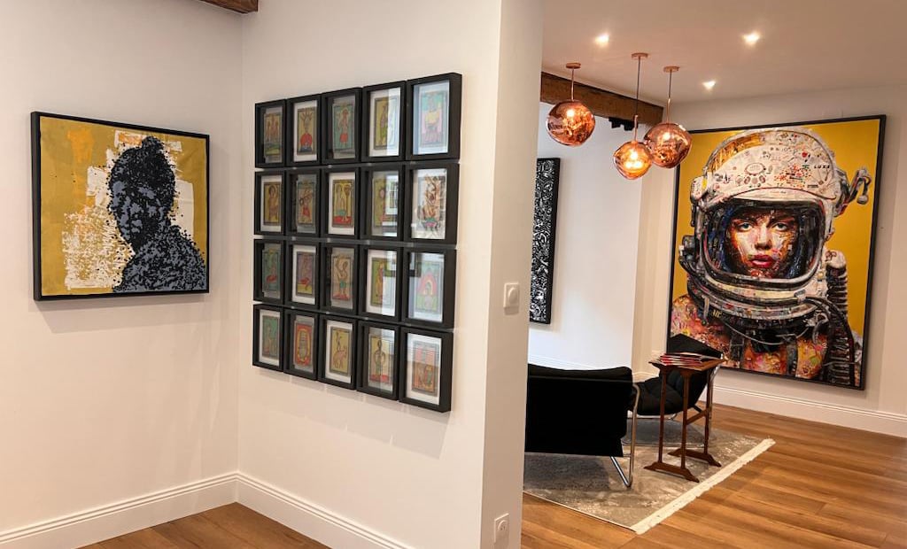 KRAEMER GALLERY : Des ciseaux aux pinceaux