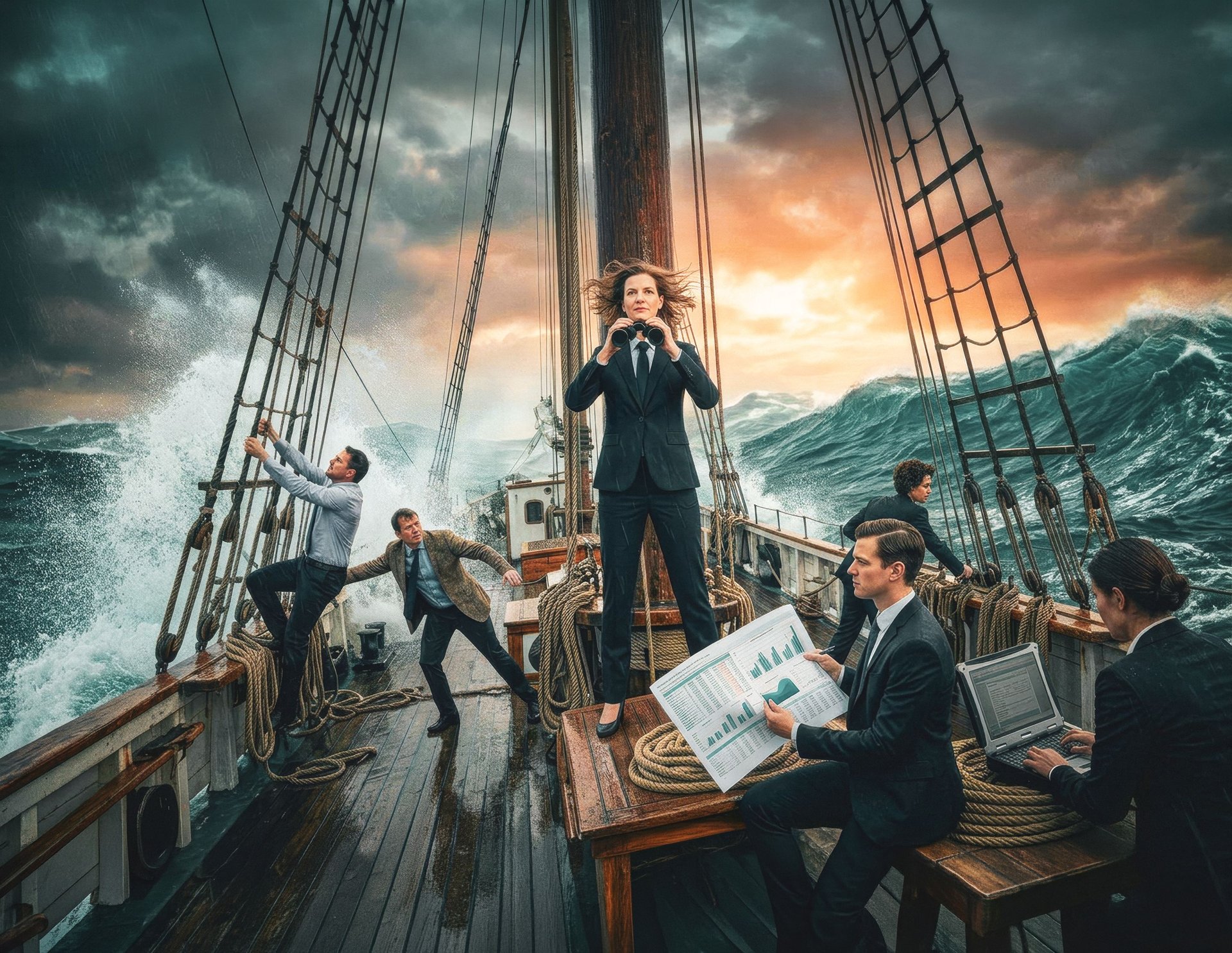 Les entreprises gardent le cap