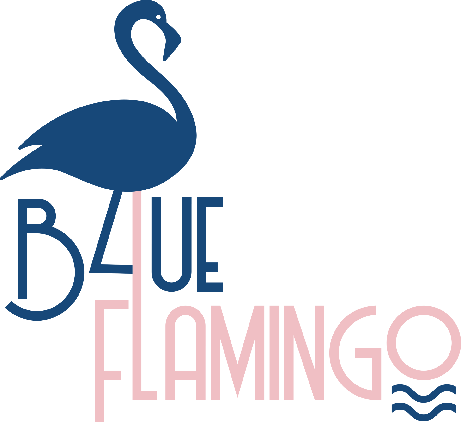 BLUE FLAMINGO