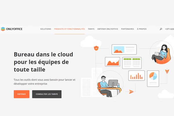 La suite bureautique OnlyOffice Workspace gratuite pour les start-ups