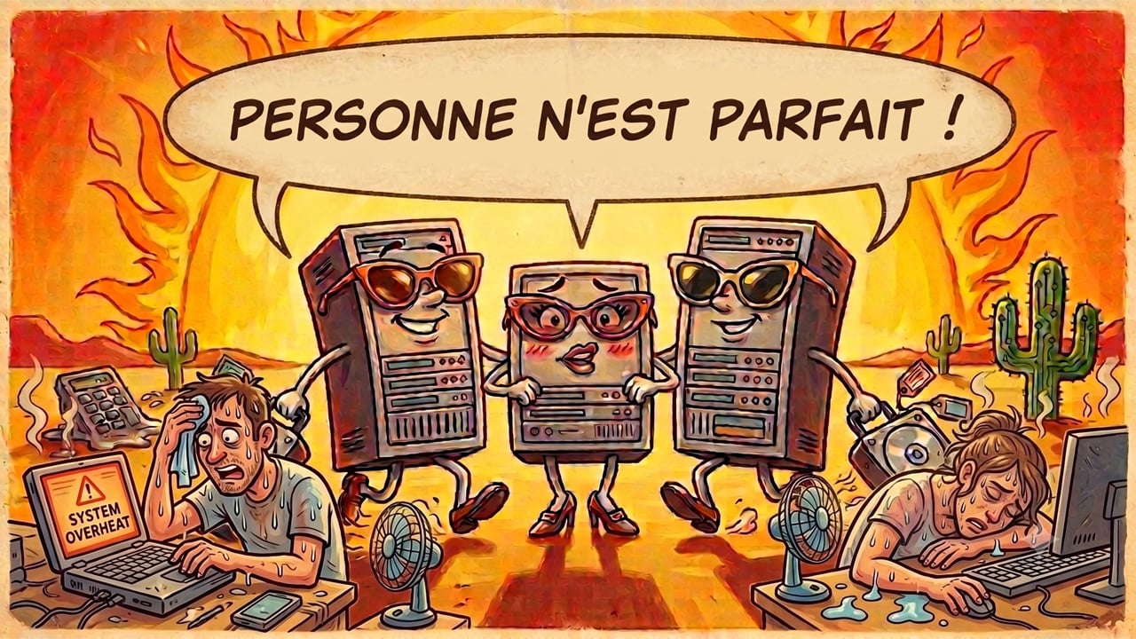 Certains LLM chaud ! Nos algorithmes ont la clim, pas nous