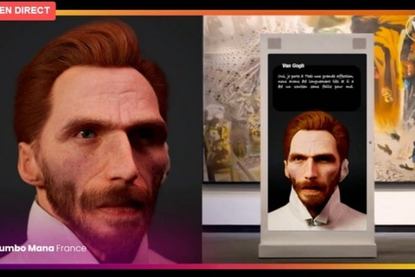 Jumbo Mana communique avec Van Gogh