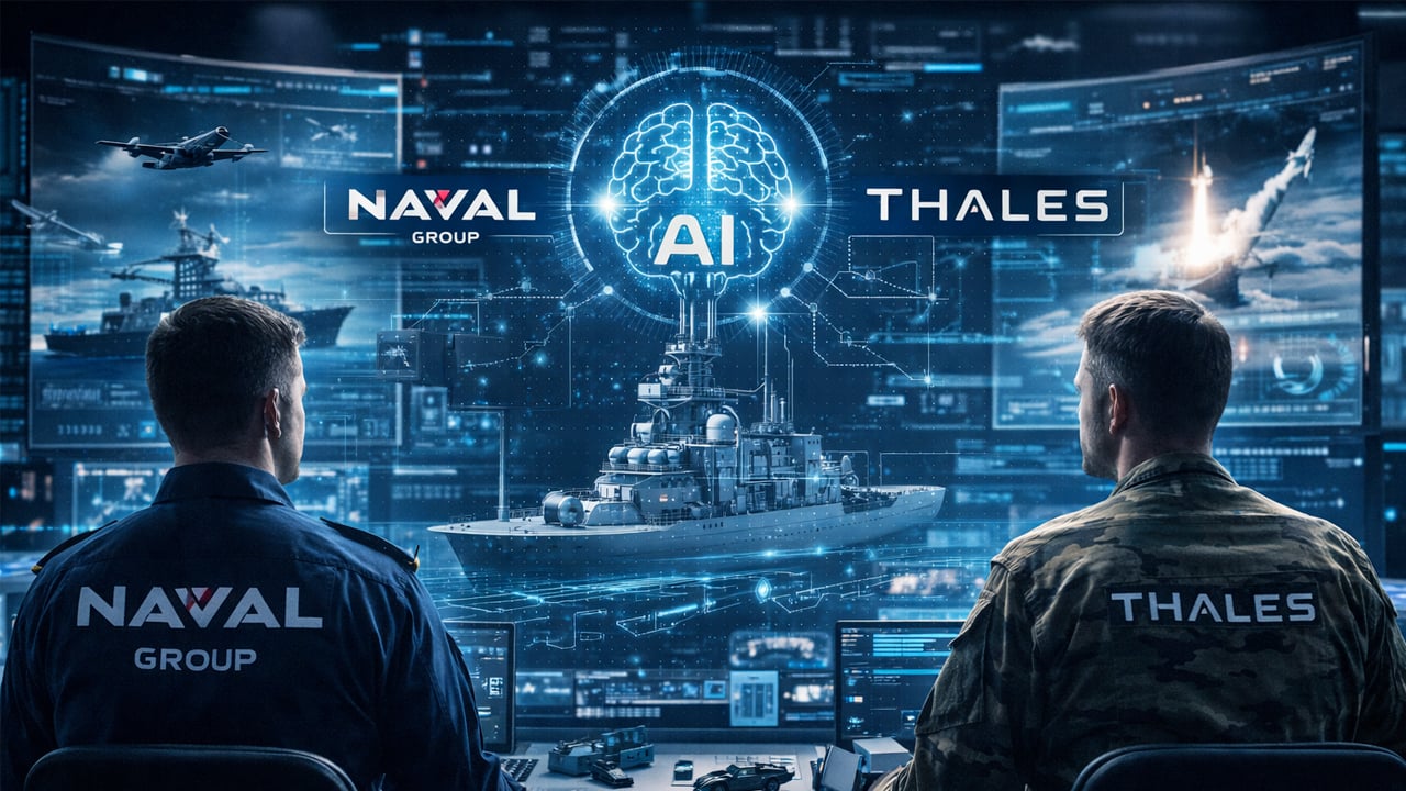 Naval et Thales signe un partenariat pour une IA souveraine  