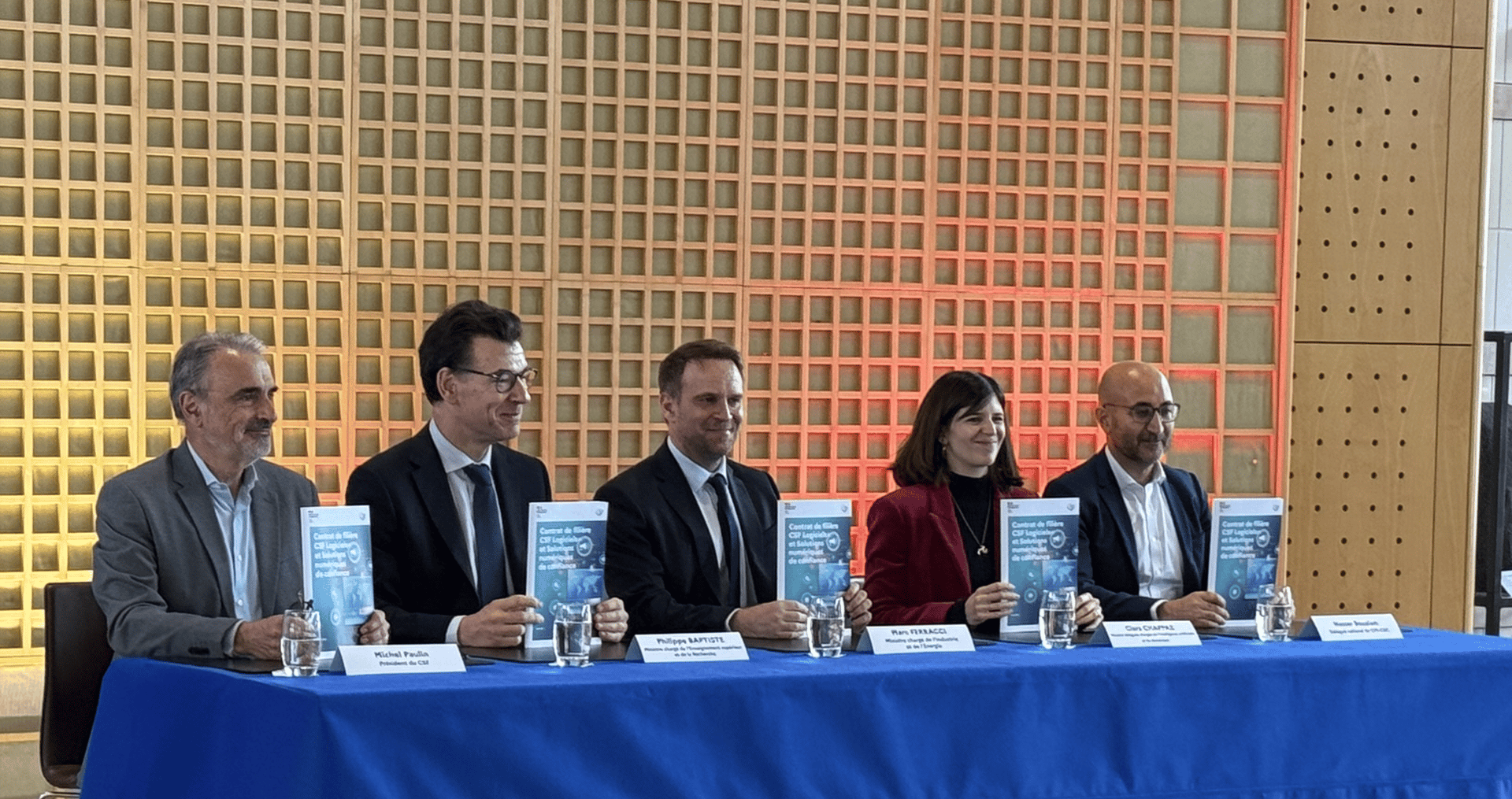 Trois ministres et des acteurs motivés : lancement officiel du Comité stratégique de filière « numérique de confiance »