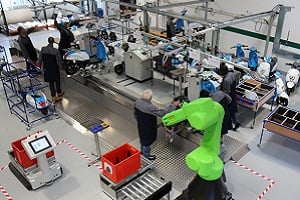 La ligne pilote par procédé est une ligne de fabrication de bonbons