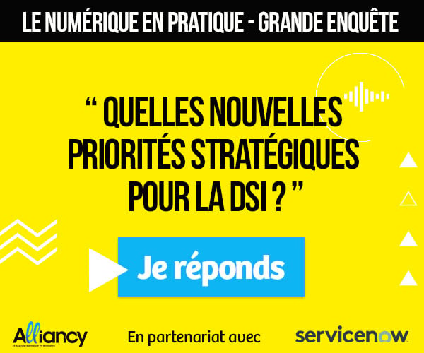 Enquête Nouvelles priorités stratégiques pour la DSI