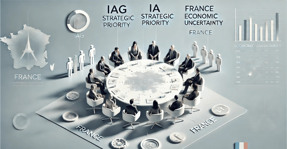 La course à l’IA, première préoccupation des dirigeants français, devant l’incertitude économique