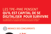 Infographie - Les TPE-PME pensent qu’il est capital de se digitaliser pour survivre