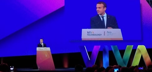 [Vivatech2017] Macron dans le bain « rafraîchissant » de la tech