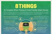 Infographie - 8 conseils pour assurer la sécurité de vos enfants face aux objets connectés