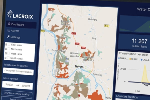 Aquawize une solution de Smart Data Services de léquipementier technologique Lacroix