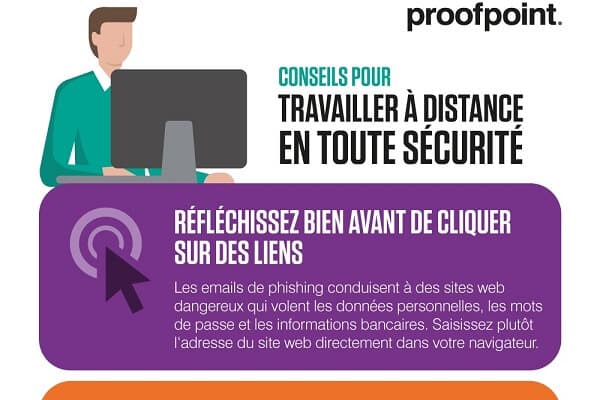 [Infographie] Comment télétravailler en toute sécurité