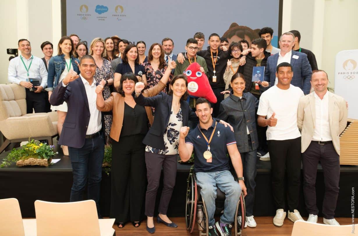 Avec « Athletes in Tech », Salesforce accompagne la reconversion des champions