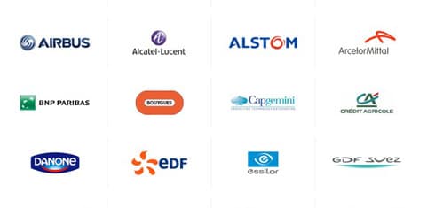 Infographie - Toutes les initiatives d'open innovation du CAC 40