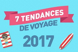 Infographie - 7 tendances de voyage en 2017