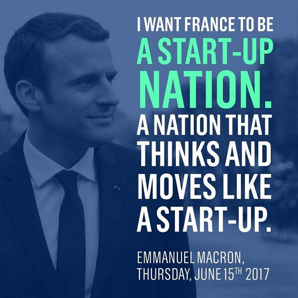 Emmanuel macron start up