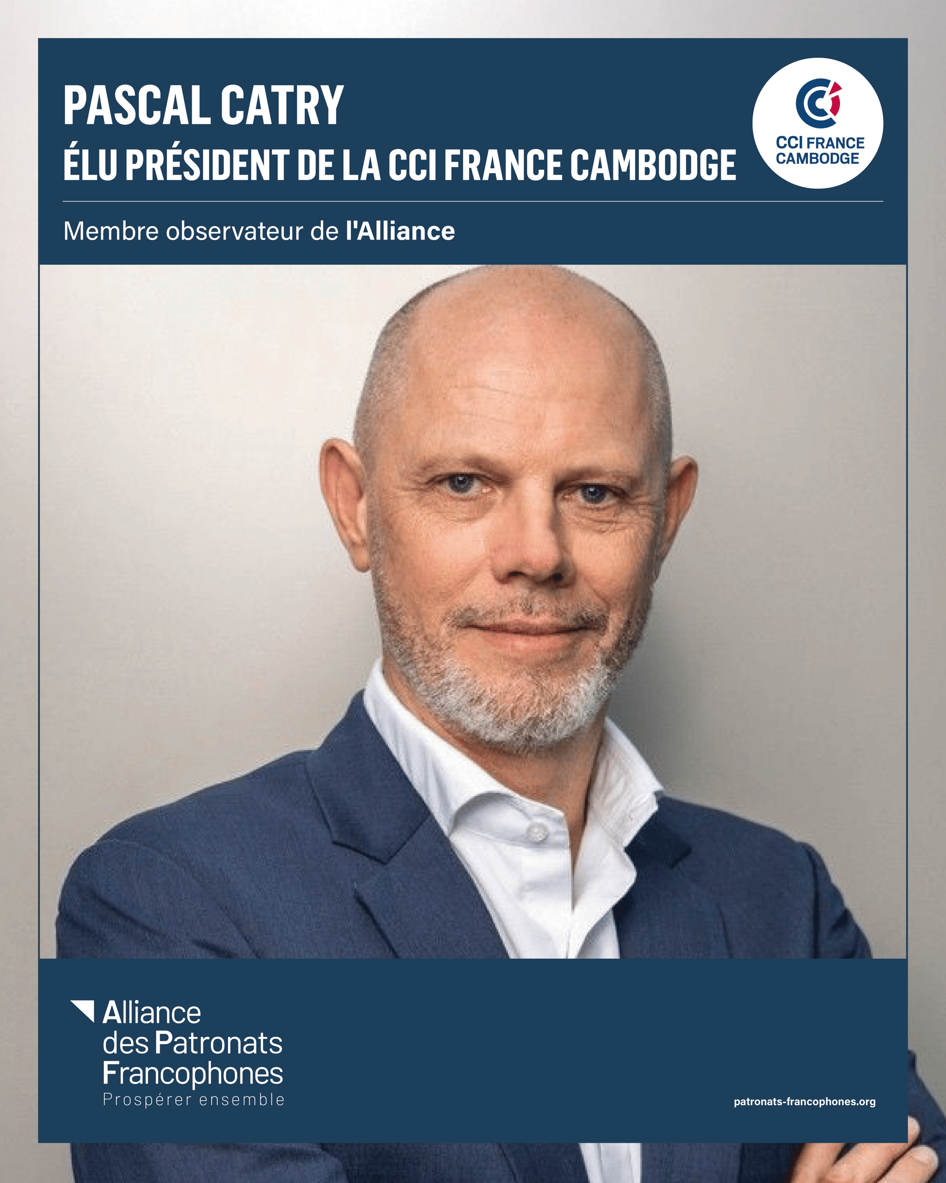 Cambodge : Pascal Catry élu à la tête de la Chambre de Commerce France-Cambodge