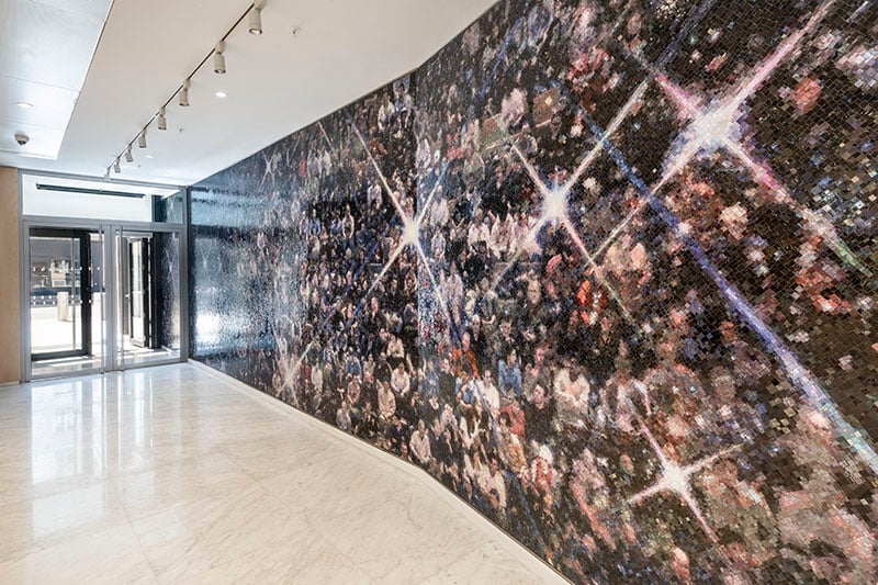 Artiste : Stephen Andrews
Collaboration : Mosaïka : Saskia Siebrand, Kori Smith, et artisans